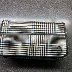 Ralph Lauren Black and White Checkered Purse Bag Clutch